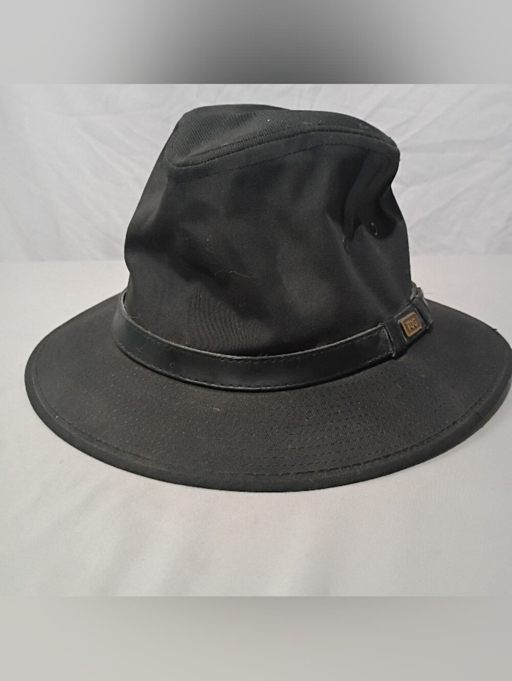 Vintage London Fog Mens Fedora Hat Size Small 6 3/4  6 7/8 Black